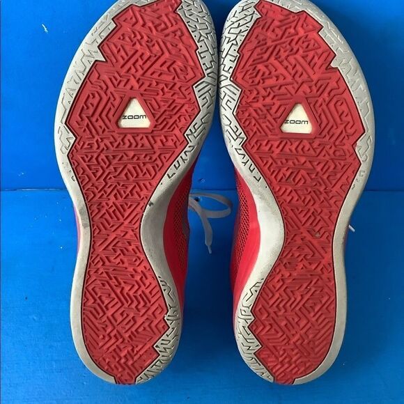 NIKE ZOOM RUN THE ONE 653636-600 Red / Wolf Grey-Black MEN SHOES SIZE 10.5 main image 7